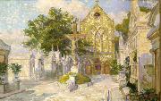 unknow artist Saint Roch Cemetery Chapel and Campo Santo oil painting reproduction